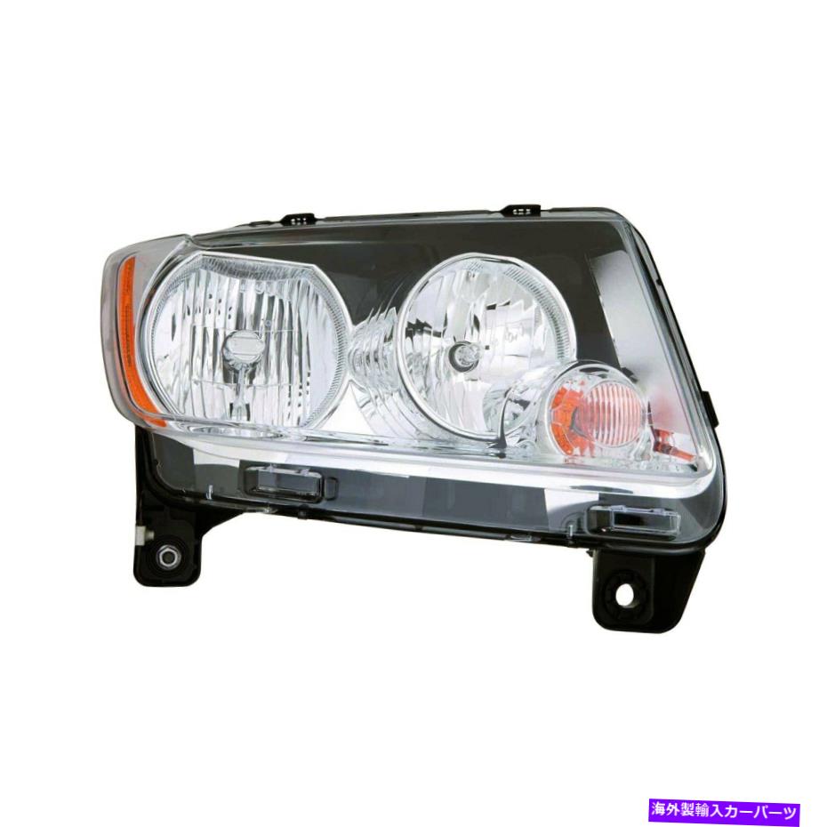 USヘッドライト JEEPコンパス11-13 CH2519139Cの助手席側交換ヘッドライトを交換する For Jeep Compass 11-13 Replace CH2519139C Passenger Side Replacement Headlight【並行輸入品】