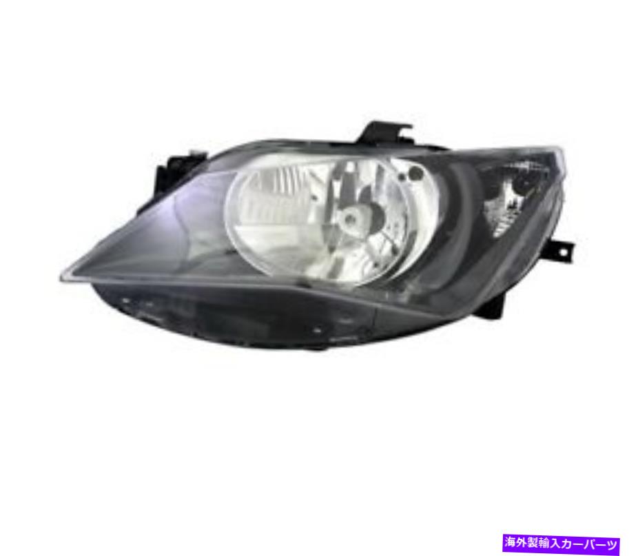 USヘッドライト SEAT IBIZA 5 2012-ブラックVP1575L左ヘッドライトRht SEAT IBIZA 5 2012- BLACK VP1575L LEFT HEADLIGHT RHT【並行輸入品】