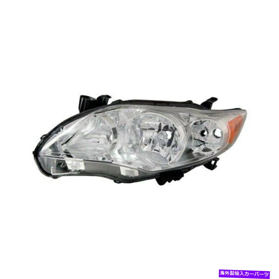 USヘッドライト トヨタカローラ2011-2013 ~2518131運転者側交換ヘッドライトを取り替える For Toyota Corolla 2011-2013 Replace TO2518131 Driver Side Replacement Headlight【並行輸入品】