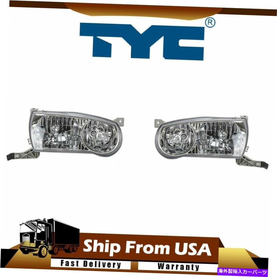 USヘッドライト TYC左ヘッドライトヘッドランプアセンブリキットTOYOTA COROLLA 2001-2002 TYC Left Right Headlight Headlamp Assembly Kit For Toyota Corolla 2001-2002【並行輸入品】