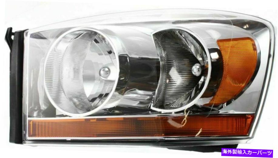 USヘッドライト 2006年のDodge RAM 1500 RAM 2500ドライバ側W /電球のヘッドライト Headlight For 2006 Dodge Ram 1500 Ram 2500 Driver Side w/ bulb【並行輸入品】