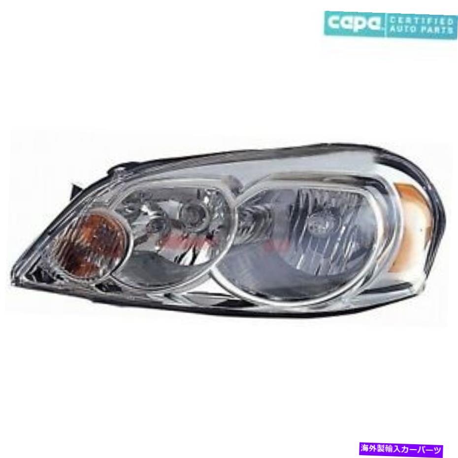 USヘッドライト 新しいヘッドライトアセンブリ左フィート2006-2013シボレーインパラ25958359カーパ NEW HEAD LIGHT ASSEMBLY LEFT FITS 2006-2013 CHEVROLET IMPALA 25958359 CAPA【並行輸入品】