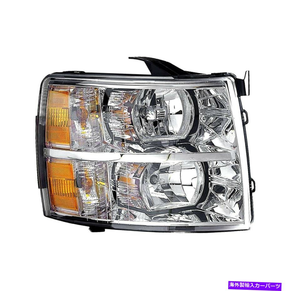 USヘッドライト Chevy Silverado 2500 HD 07-14のために助手席側交換ヘッドライトを交換 For Chevy Silverado 2500 HD 07-14 Replace Passenger Side Replacement Headlight【並行輸入品】