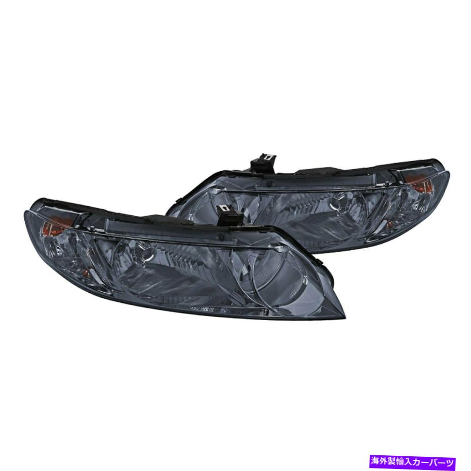 USヘッドライト Honda Civic 2006-2009 Lumen 87-1001249 Chrome / Smoke Euroヘッドライト For Honda Civic 2006-2009 Lumen 87-1001249 Chrome/Smoke Euro Headlights【並行輸入品】