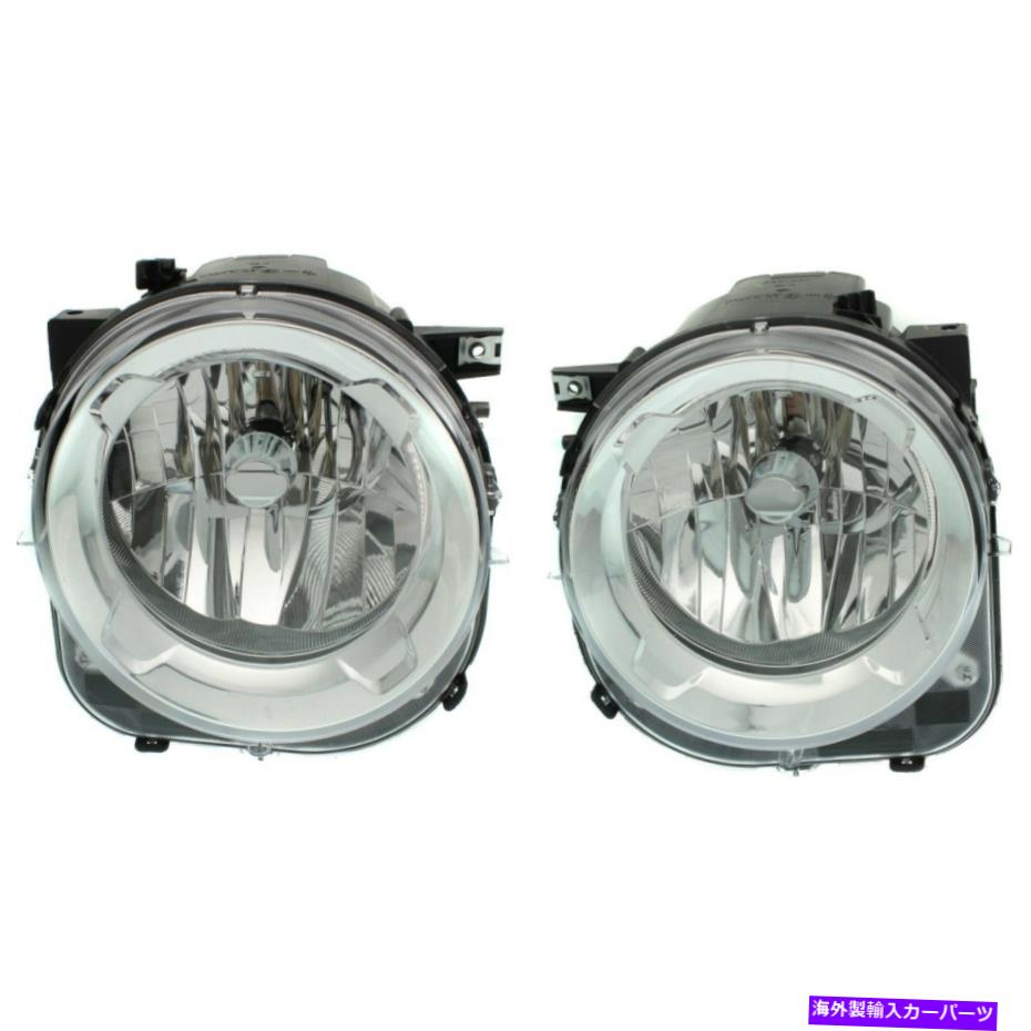 USヘッドライト 2015-2017ジープリノガードペアドライバと助手席側のヘッドライト Headlight For 2015-2017 Jeep Renegade Pair Driver and Passenger Side【並行輸入品】
