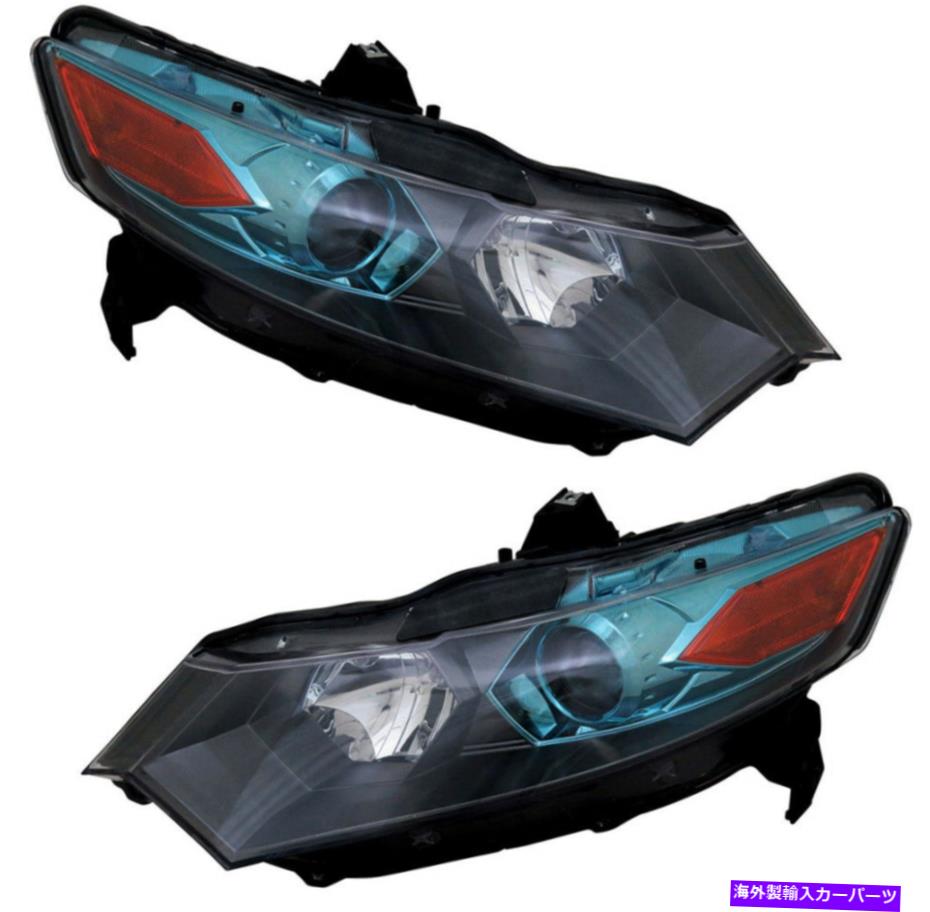 USヘッドライト ヘッドライトヘッドライトアセンブリ（B電球）ペア2010-2011ホンダ洞察 Headlights Headlight Assembly (w/Bulb) Pair Set NEW for 2010-2011 Honda Insight【並行輸入品】