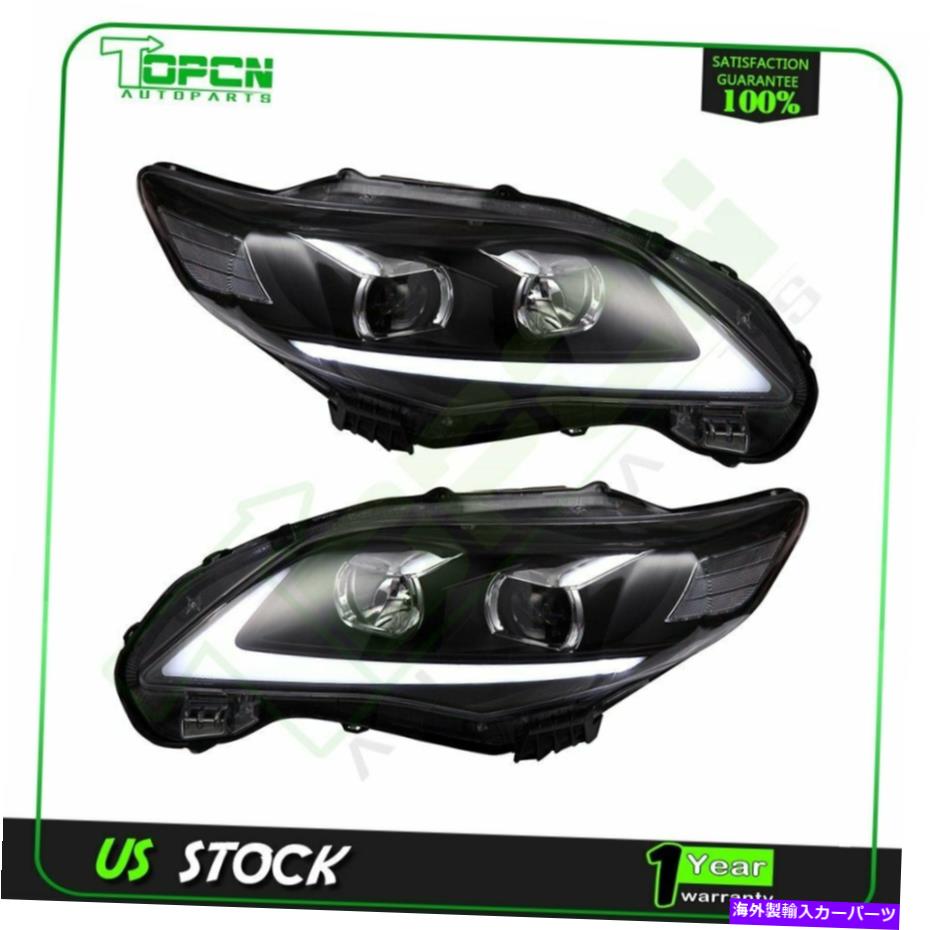 USヘッドライト 2011-2013トヨタカローラセダンヘッドランプLEDプロジェクターの取り替え Headlights For 2011-2013 Toyota Corolla Sedan Headlamp LED Projector Replacement【並行輸入品】|Us Custom Parts Shop USDM