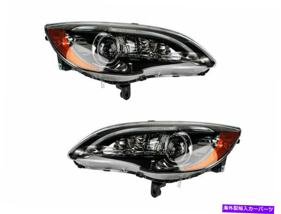 USヘッドライト 2011-2014 Chrysler 200ヘッドライトアセンブリセット11626NJ 2012 2013 For 2011-2014 Chrysler 200 Headlight Assembly Set 11626NJ 2012 2013【並行輸入品】