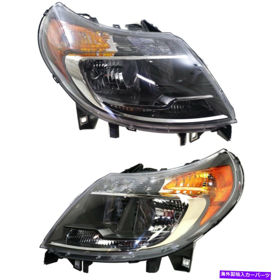 USヘッドライト 2014-2018 RAM Promaster 1500のヘッドライトセット電球2PC Headlight Set For 2014-2018 Ram ProMaster 1500 Left and Right With Bulb 2Pc【並行輸入品】