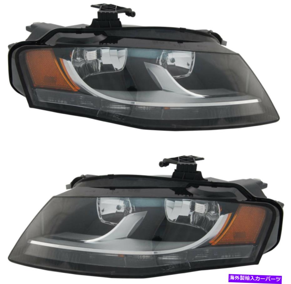 USヘッドライト ハロゲンヘッドライトヘッドライトアセンブリ(W /電球)ペア09-12アウディA4 S4 Halogen Headlights Headlight Assembly (w/Bulb) Pair Set for 09-12 Audi A4 S4【並行輸入品】|Us Custom Parts Shop USDM
