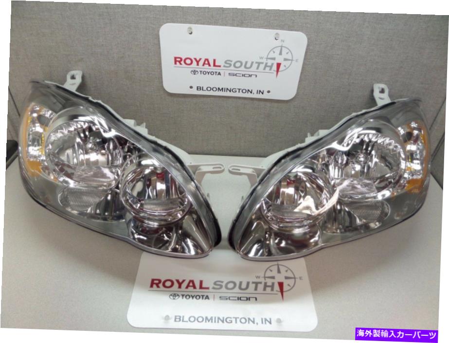 USヘッドライト トヨタカローラS 2005 - 2008左右フロントヘッドライト純正OEM OE Toyota Corolla S 2005 - 2008 Left & Right Front Headlight Set Genuine OEM OE【並行輸入品】｜Us Custom Parts Shop USDM
