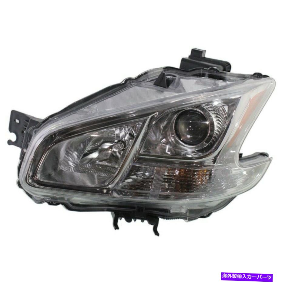 USヘッドライト 2009-2014日産のMaxima S SVモデルのヘッドライトは、電球でHIDを残しました Headlight For 2009-2014 Nissan Maxima S SV Models Left HID With Bulb【並行輸入品】