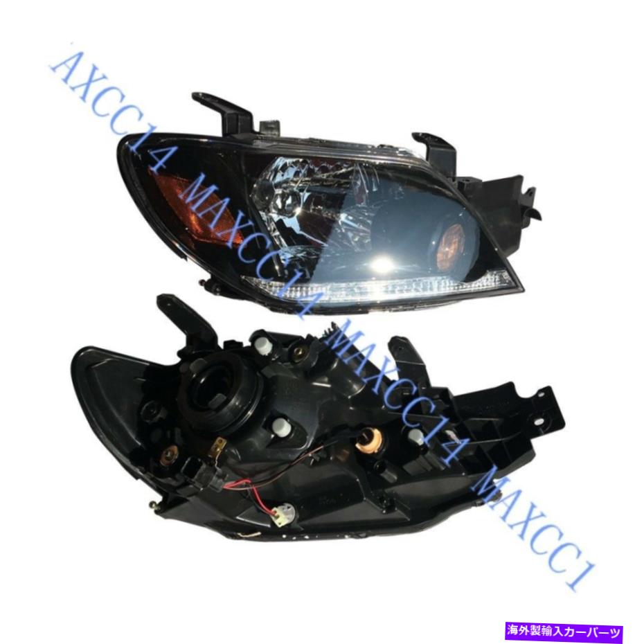 USヘッドライト ペアフロントヘッドランプは三菱アウトランダー2003-2006のヘッドライトを点灯 Pair front head lamps lights Headlights for Mitsubishi Outlander 2003-2006【並行輸入品】