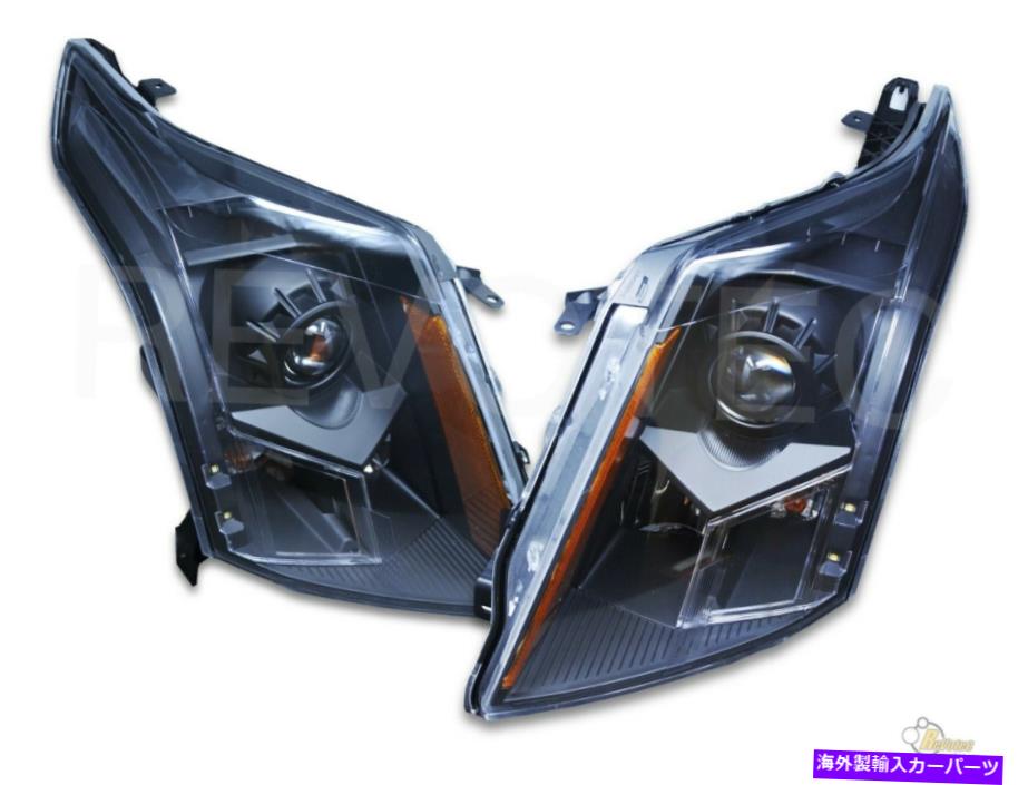 USヘッドライト 2010-2016 Cadillac SRXベースのための黒いOEスタイルのヘッドライトヘッドランプ Black OE Style Headlights Head Lamps For 2010-2016 Cadillac SRX Base Luxury【並行輸入品】