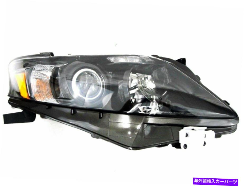 USヘッドライト 乗客の右RHヘッドランプアセンブリハロゲンブラックベゼルフィット2012レクサスRX350 Passenger Right RH Headlamp Assembly Halogen Black Bezel fits 2012 Lexus RX350【並行輸入品】