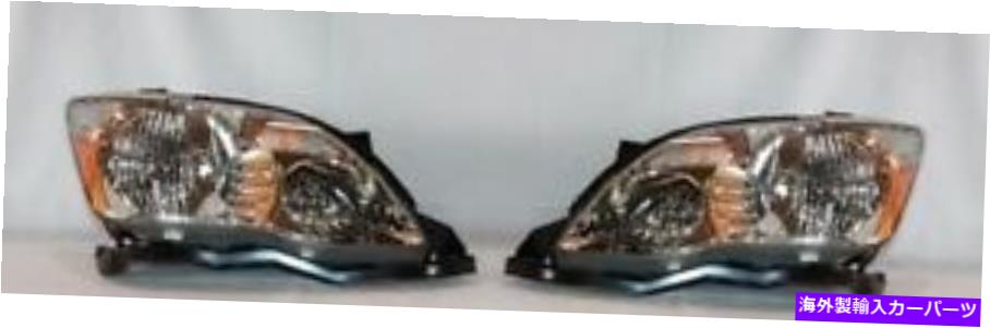 USヘッドライト 右右のヘッドライトペア（ハロゲンW /電球）05-07トヨタアバロンXL / XLS Right and Left Headlight PAIR (Halogen w/ Bulbs) For 05-07 Toyota Avalon XL/XLS【並行輸入品】