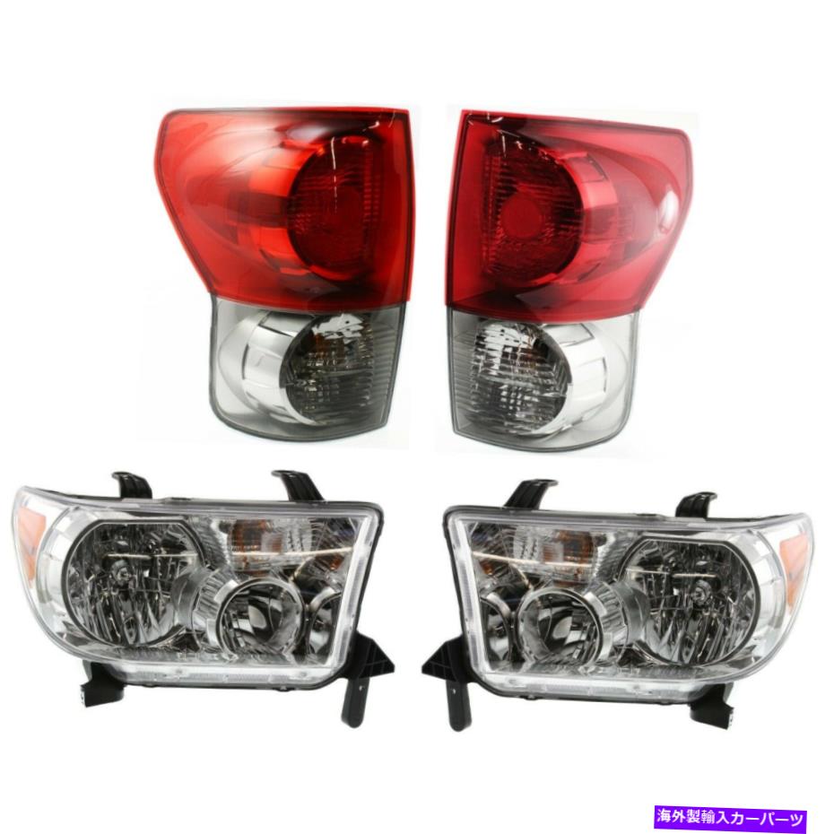 USヘッドライト Toyota Tundra 2007-2009用の新しい自動ライトキットのドライバー＆旅客サイドLH RH New Auto Light Kit Driver & Passenger Side LH RH for Toyota Tundra 2007-2009【並行輸入品】｜Us Custom Parts Shop USDM