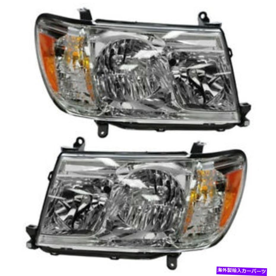 USヘッドライト 05-07ランドクルーザーヘッドライトヘッドランプヘッドライトランプ左右セットペア For 05-07 Land Cruiser Headlight Headlamp Head Light Lamp Left & Right Set PAIR【並行輸入品】｜Us Custom Parts Shop USDM