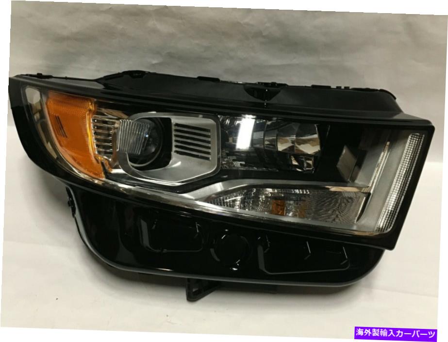 USヘッドライト ヘッドランプハロゲンクロムプロジェクターRH旅客フィット2015-19フォードエッジFT4Z13008A Headlamp Halogen Chrome Projector RH Passenger Fit 2015-19 Ford Edge FT4Z13008A【並行輸入品】