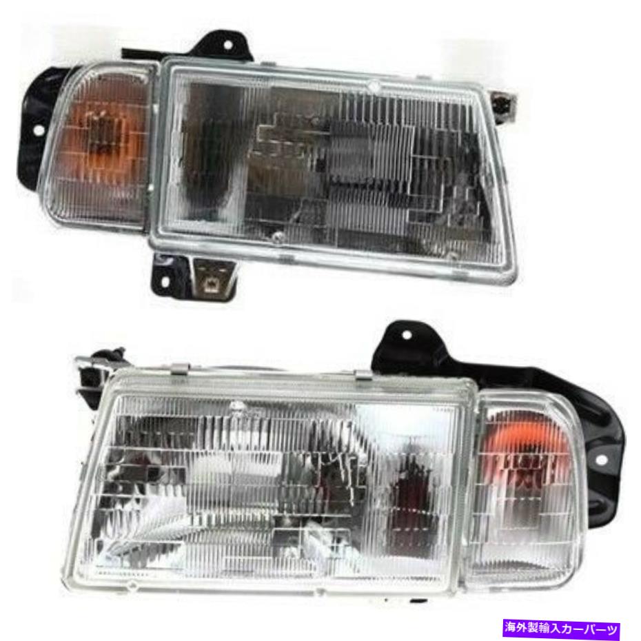 USヘッドライト ヘッドライトセット90-97 Geo Tracker Tracker 1998 1998 Left＆Rift W / Bulb Headlight Set For 90-97 Geo Tracker Tracker 1998 1998 Left & Right w/ bulb【並行輸入品】