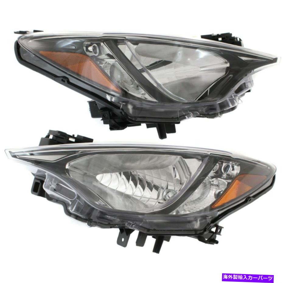 USヘッドライト IA用カーパヘッドライト運転ヘッドライトヘッドランプドライバー＆旅客サイドLH RH CAPA Headlight Driving Head light Headlamp Driver & Passenger Side LH RH for iA【並行輸入品】｜Us Custom Parts Shop USDM