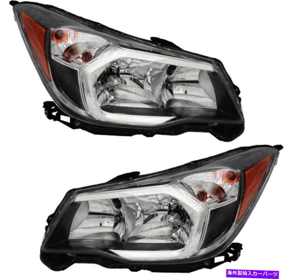 USヘッドライト ハロゲンヘッドライトアセンブリW /電球ペア14-16 Subaru Forester 2.0Lワゴン Halogen Headlights Assembly w/Bulb Pair Set for 14-16 Subaru Forester 2.0L Wagon【並行輸入品】｜Us Custom Parts Shop USDM
