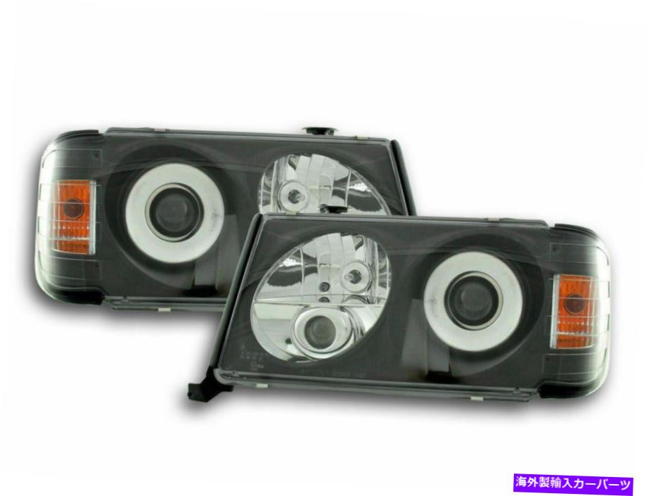 USヘッドライト メルセデスEクラスW124 1985-1992のための黒いプロジェクターのヘッドライト BLACK PROJECTOR HEADLIGHTS FOR MERCEDES E CLASS W124 1985-1992 MODEL【並行輸入品】