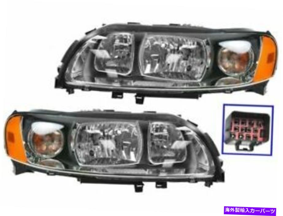 USヘッドライト 05-09 Volvo S60 PC87W8ドライバ&旅客側のヘッドライトアセンブリセット Headlight Assembly Set For 05-09 Volvo S60 PC87W8 Driver & Passenger Side【並行輸入品】|Us Custom Parts Shop USDM