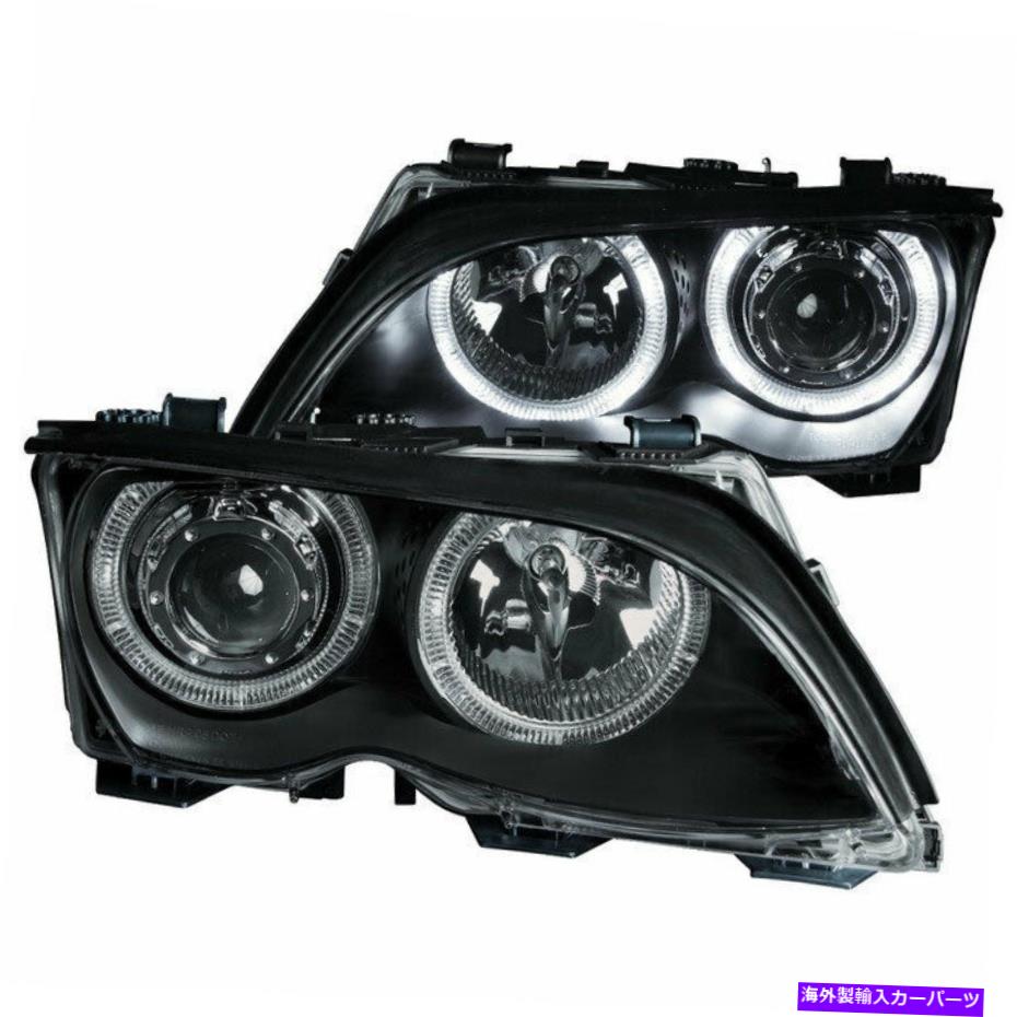 USヘッドライト ハロークリアレンズブラック付きヘッドライトアセンブリプロジェクター、右Anzo 121140 Headlight Assembly-Projector with Halo Clear Lens Black Left,Right Anzo 121140【並行輸入品】