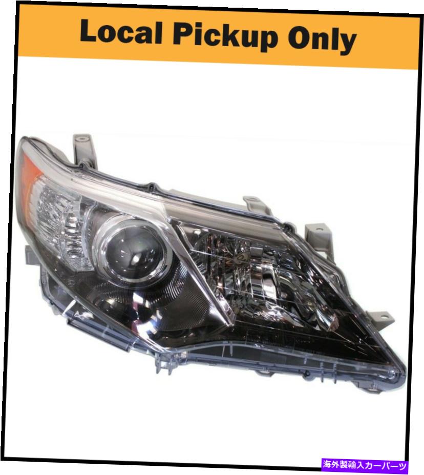 USヘッドライト 2013年2013年2013年2013年2013年トヨタカムリセダン右黒ハウジングHID Headlight For 2012 2013 2014 Toyota Camry Sedan Right Black Housing HID【並行輸入品】