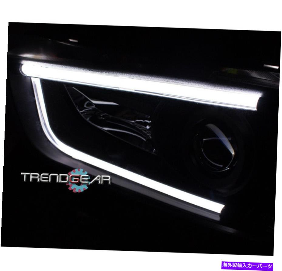 USヘッドライト 2011-2014充電器DRL LEDバープロジェクターヘッドライトランプブラック（HID版） FOR 2011-2014 CHARGER DRL LED BAR PROJECTOR HEADLIGHT LAMP BLACK (HID VERSION)【並行輸入品】｜Us Custom Parts Shop USDM