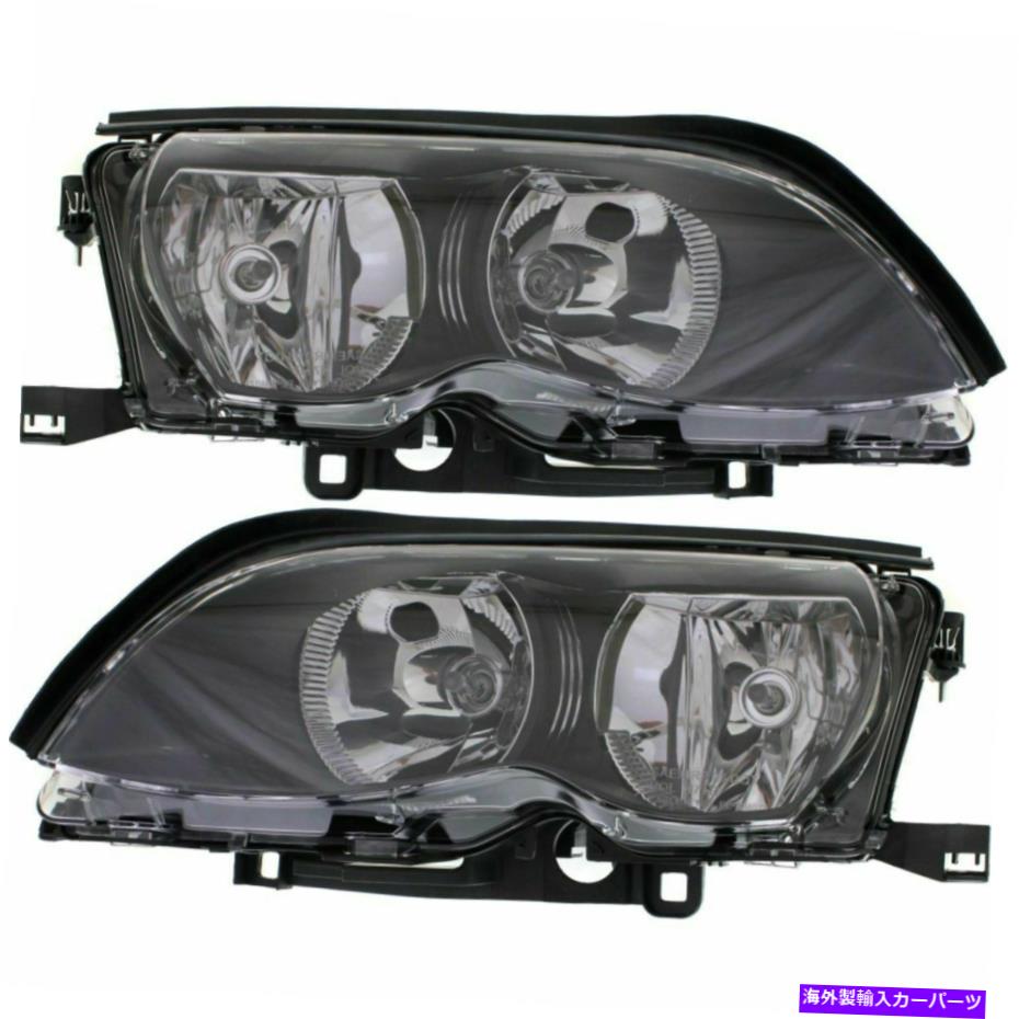 USヘッドライト 2 LH＆RHサイドフィットBMW 320iセダンワゴンの新しいハロゲンヘッドランプアセンブリセット New Halogen Head Lamp Assembly Set of 2 LH & RH Side Fits BMW 320i Sedan Wagon【並行輸入品】｜Us Custom Parts Shop USDM