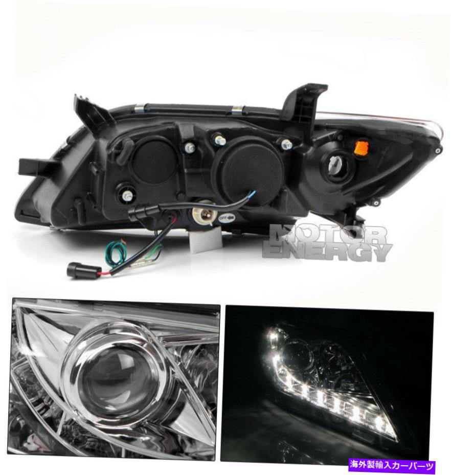 USヘッドライト 07-09トヨタカムリDRL LEDクロムプロジェクターヘッドライトW / HID 50WキットCELE SE XLE 07-09 TOYOTA CAMRY DRL LED CHROME PROJECTOR HEADLIGHT W/HID 50W KIT CE LE SE XLE【並行輸入品】