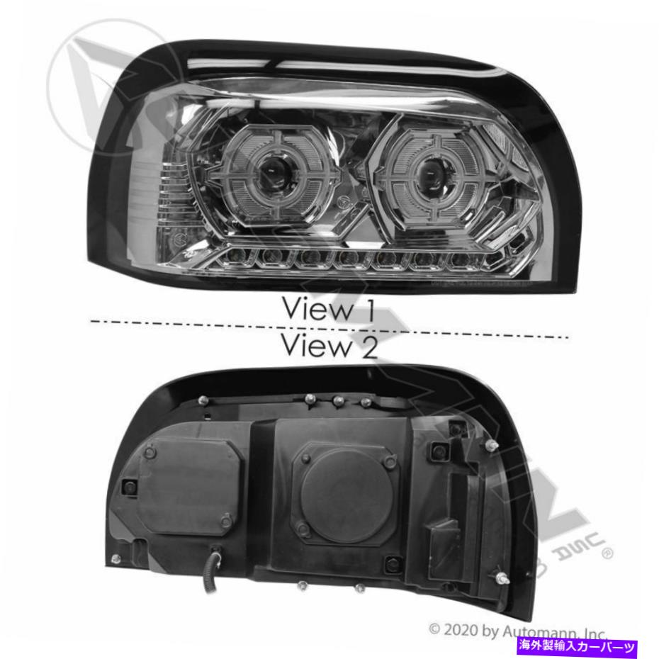 USヘッドライト アフターマーケット左クロムヘッドランプFreightLiner Century Led 1996-2010 Aftermarket Left Chrome Headlamp Freightliner Century LED 1996-2010【並行輸入品】
