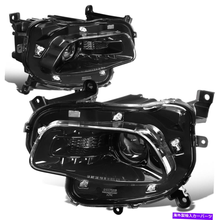 【楽天市場】USヘッドライト 20142018ジープチェロキーKLブラッククリアコーナープロジェクターヘッドライトヘッドランプ For