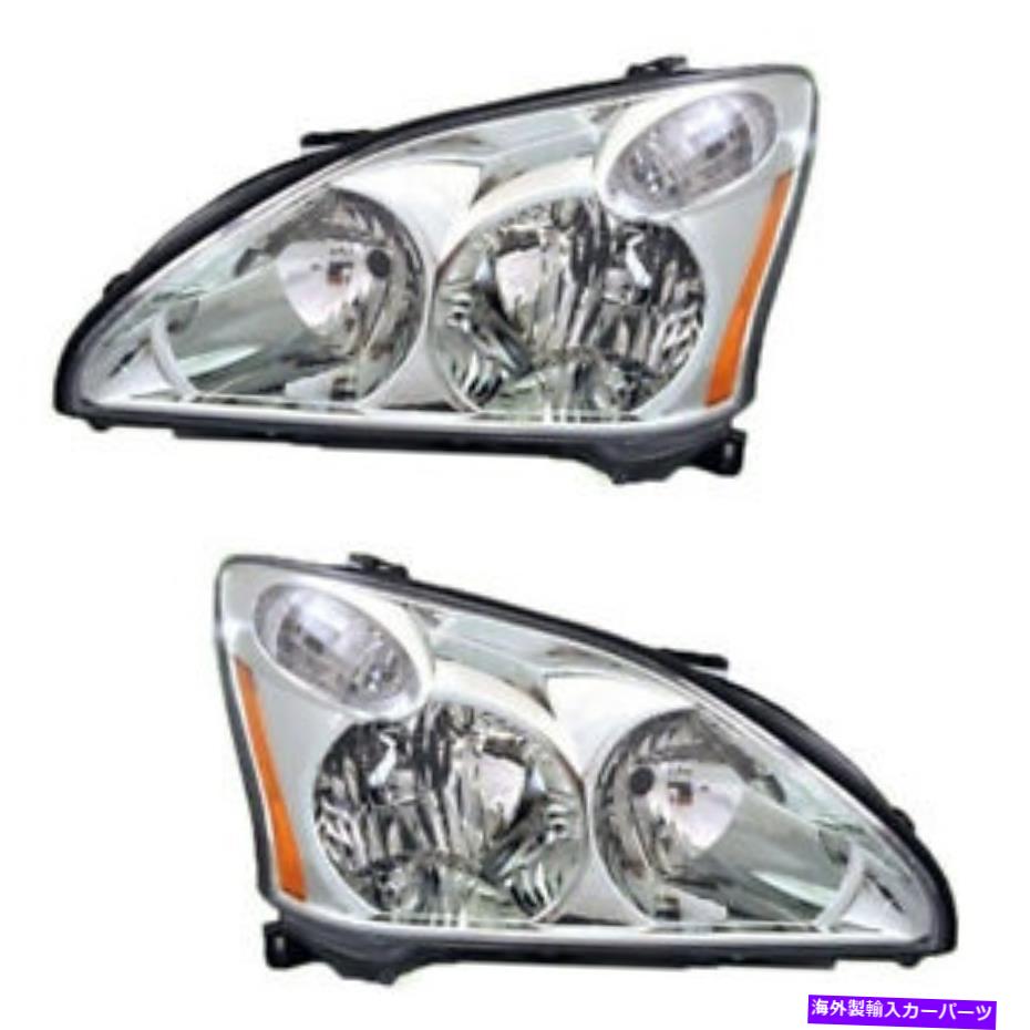 USヘッドライト RX330 RX350 RX400Hヘッドライトヘッドランプヘッドライトランプ左右サイドセットペア RX330 RX350 RX400h Headlight Headlamp Head Light Lamp Left & Right Side Set PAIR【並行輸入品】