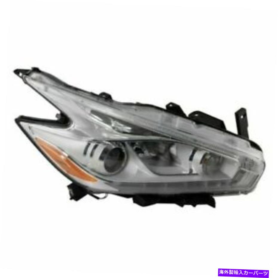 USヘッドライト ムラーノ2017ヘッドライトハロゲン右乗客のためのフィット FITS FOR MURANO 2017 HEADLIGHT HALOGEN RIGHT PASSENGER【並行輸入品】