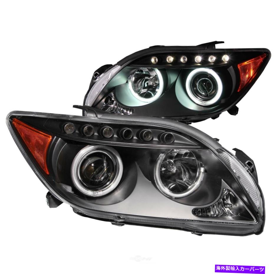 USヘッドライト HaloクリアレンズCCFLブラックアンドコ121119 Headlight Assembly-Projector with halo Clear Lens Ccfl Black Anzo 121119【並行輸入品】|Us Custom Parts Shop USDM
