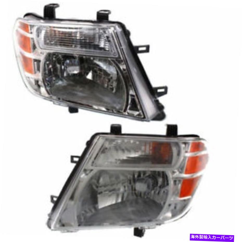 USヘッドライト 2008-2012のPathfinderのための新しいデポドライバ＆旅客サイドNSFヘッドライトセット New Depo Driver & Passenger Side NSF Headlight Set For 2008-2012 Pathfinder【並行輸入品】