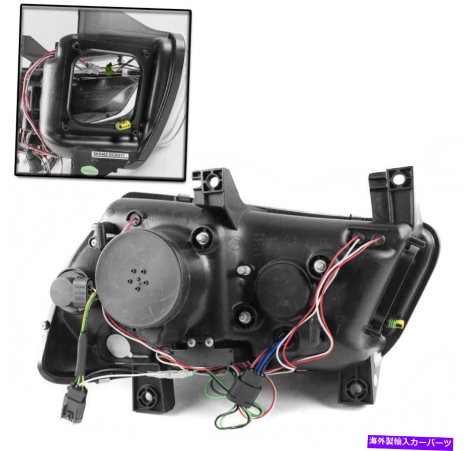 USヘッドライト 11-14充電器DRL LEDバープロジェクターヘッドライトランプブラック（HID版）NEW FOR 11-14 CHARGER DRL LED BAR PROJECTOR HEADLIGHT LAMP BLACK (HID VERSION) NEW【並行輸入品】