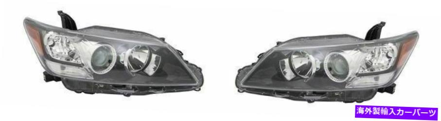 USヘッドライト 2011-2013 Scion TCの左右のサイド交換ヘッドライトペア Right and Left Side Replacement Headlight PAIR For 2011-2013 Scion tC【並行輸入品】