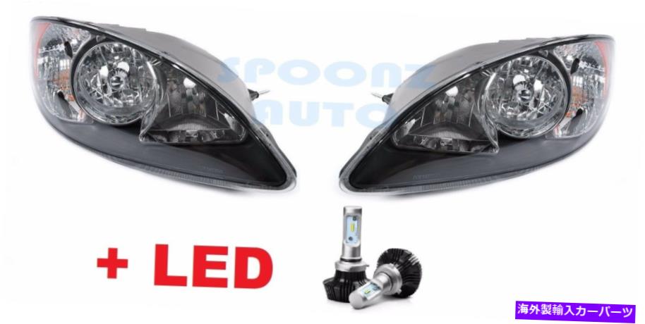 USヘッドライト 2008-2017 LEDの電球が付いている国際的なプロスタルプロスターヘッドライト6500Kペア 2008-2017 INTERNATIONAL ProStar Pro Star Headlight with LED Bulbs 6500K PAIR【並行輸入品】
