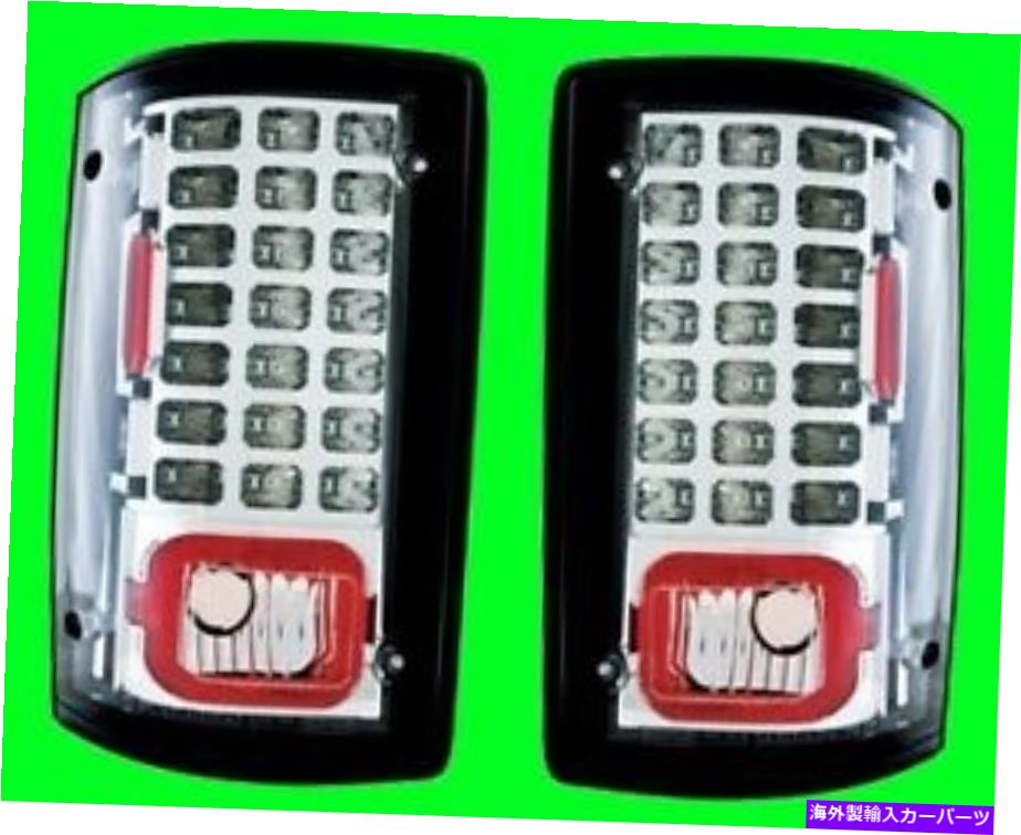 USヘッドライト Ford Econoline Van 1995-2006 Chrome LEDテールライトNew FORD ECONOLINE VAN 1995-2006 CHROME LED TAIL LIGHTS NEW【並行輸入品】