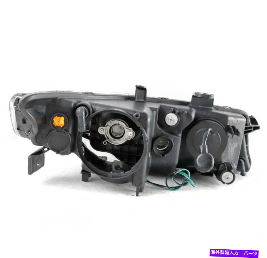 USヘッドライト 2004-2008 Acura TSX CL9ブラック/スモークセットプロジェクターLED DRLバーヘッドライトランプ FOR 2004-2008 ACURA TSX CL9 BLACK/SMOKE SET PROJECTOR LED DRL BAR HEADLIGHT LAMP【並行輸入品】
