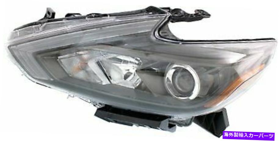 USヘッドライト CPPドライバ側クリアレンズ、16-18日産アルティマのためのスモークインテリアヘッドライト CPP Driver Side Clear Lens, Smoked Interior Headlight for 16-18 Nissan Altima【並行輸入品】