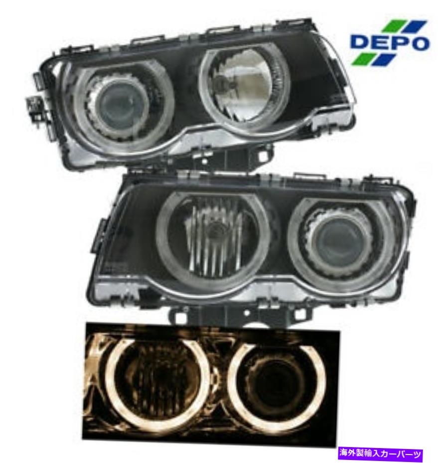USヘッドライト Fit 99-01 BMW E38 HaloブラックプロジェクターヘッドライトRHD＆LHD互換性のあるW /モーター fit 99-01 BMW E38 Halo BLACK Projector Headlights RHD & LHD COMPATIBLE w/Motor【並行輸入品】｜Us Custom Parts Shop USDM