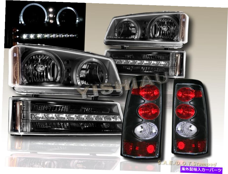 USヘッドライト 03-06 Chevy Silverado SS LT Z71 LEDヘッドライト+ LEDバンパーライト＆テールライト 03-06 CHEVY SILVERADO SS LT Z71 LED HEADLIGHTS + LED BUMPER LIGHTS & TAIL LIGHTS【並行輸入品】｜Us Custom Parts Shop USDM