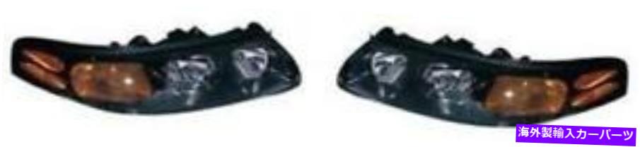 USヘッドライト 2000年 - 2003年のPontiac Bonnevilleフロントヘッドライトアセンブリ SIDE/PAIR for 2000 - 2003 Pontiac Bonneville Front Headlight Assembly【並行輸入品】
