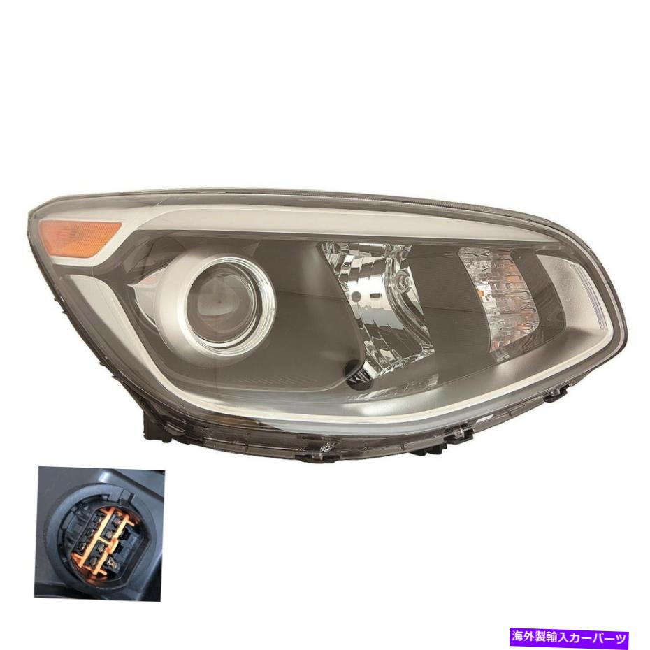 USヘッドライト 2017-2019キアソウルのためのヘッドライトハロゲン右乗客高品質カーパ Headlight Halogen Right Passenger High Quality CAPA For 2017-2019 KIA Soul【並行輸入品】
