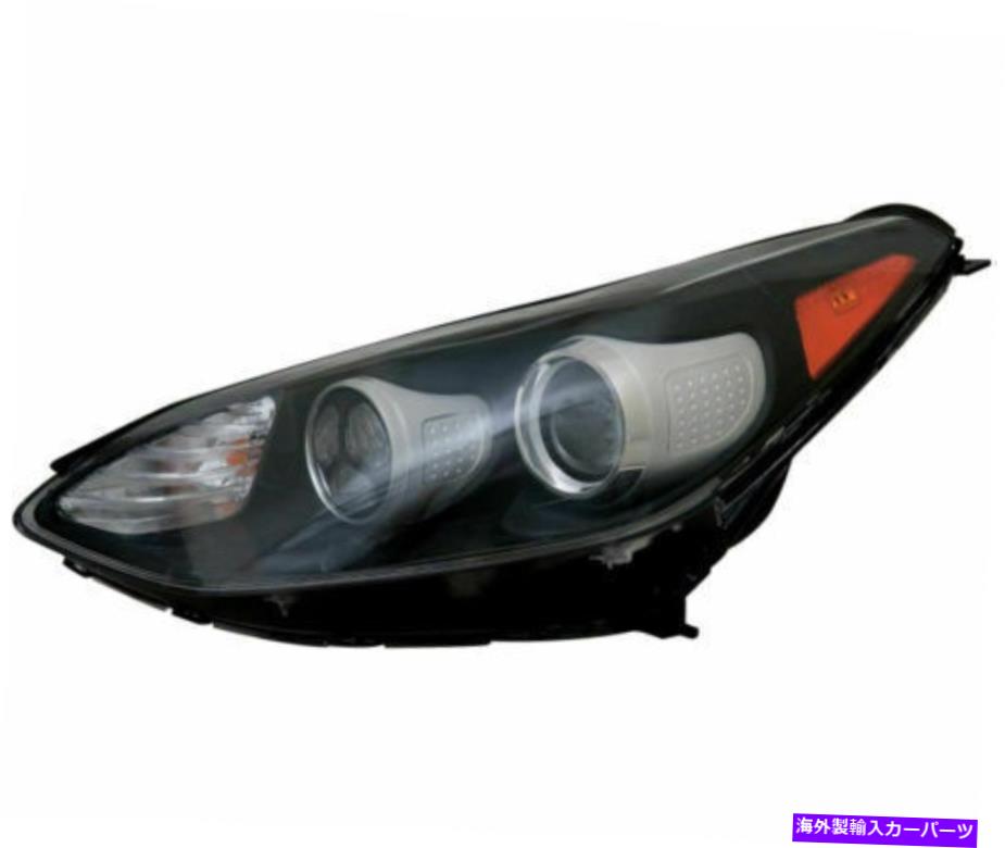 USヘッドライト Sportage EX / LX FWD 2017 2018 Headlight Halogen W / LED左のドライバ FITS FOR SPORTAGE EX/LX FWD 2017 2018 HEADLIGHT HALOGEN W/LED LEFT DRIVER【並行輸入品】